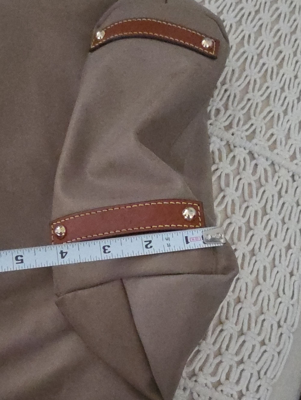 Dooney & Bourke Nylon Shoulder Bag With Leather Strap, Slouchy - Picture 15 of 16